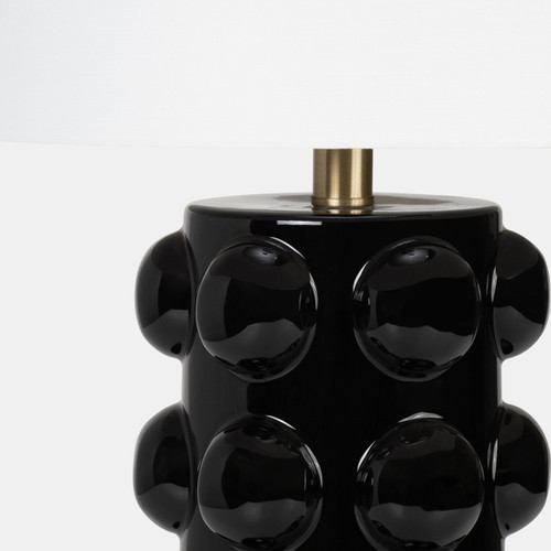 Sagebrook Home Ceramic 22" Bubble Table Lamp Black Wishlist Create New
