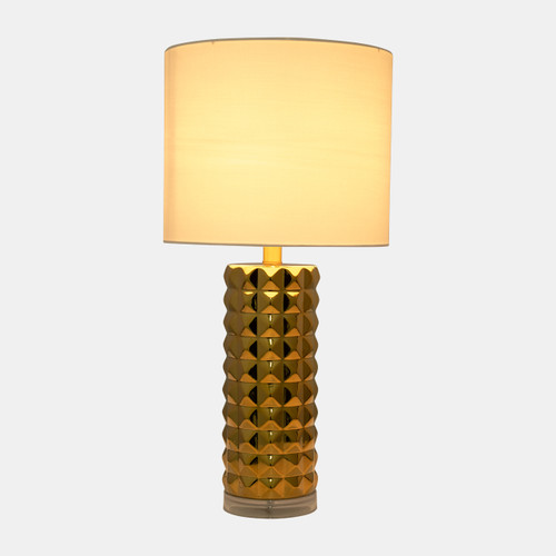 Sagebrook Home Ceramic 25" Table Lamp Gold Wishlist Create New