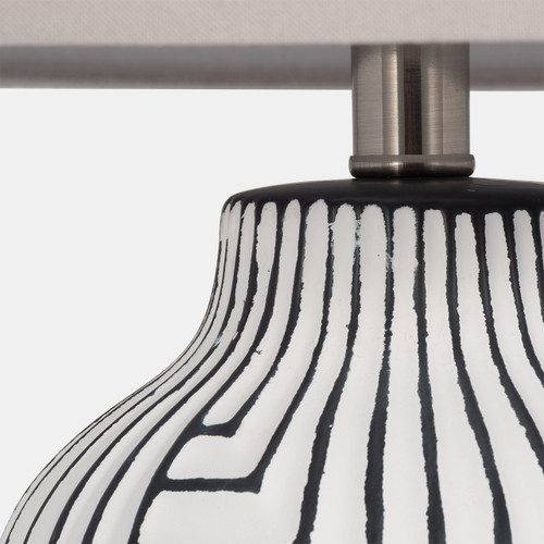 Sagebrook Home Ceramic 26" Tribal Textured Table Lamp White Wishlist Create New