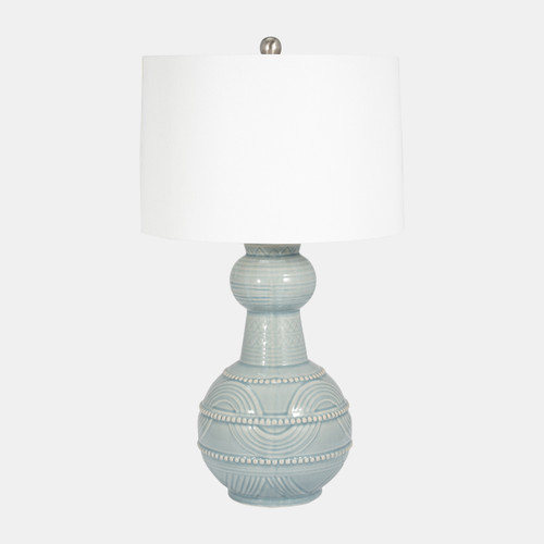 sagebrook home Ceramic 28" Bottle Table Lamp Blue Wishlist Create New