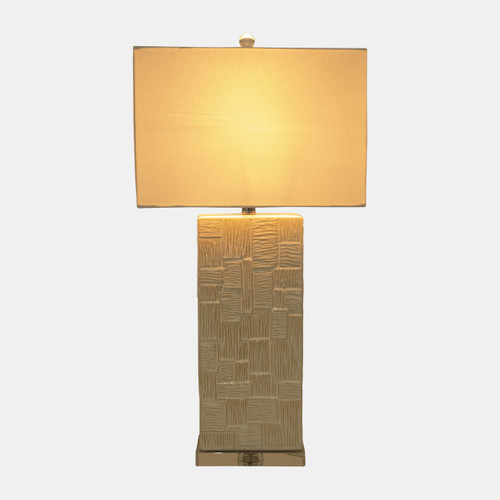 Sagebrook Home Ceramic 31'' Textured Table Lamp White Wishlist Create New