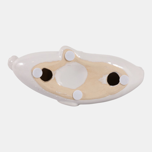 Sagebrook Home Ceramic 7" Yoga Cat White Wishlist Create New