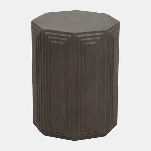 Sagebrook Home Concrete 18" Geometric Accent Table Dark Grey Wishlist Create New
