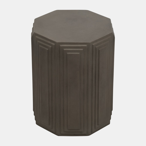Sagebrook Home Concrete 18" Geometric Accent Table Dark Grey Wishlist Create New