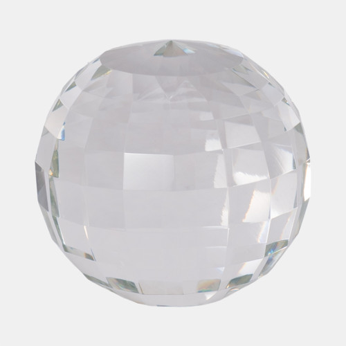 sagebrook home Crystal 5" Orb Clear Wishlist Create New