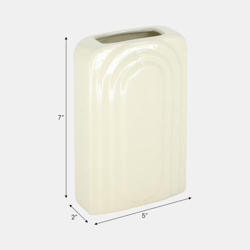 Sagebrook Home Dol 7" Rectangular Vase Cotton Wishlist Create New