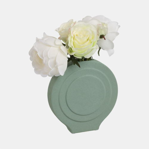 Sagebrook Home Dol 7" Round Vase Dark Sage Wishlist Create New