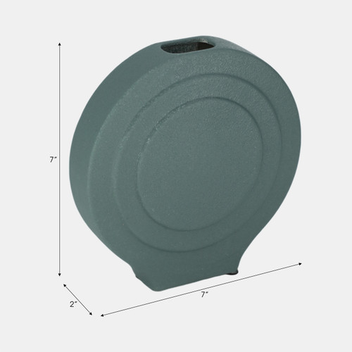 Sagebrook Home Dol 7" Round Vase Deep Teal Wishlist Create New