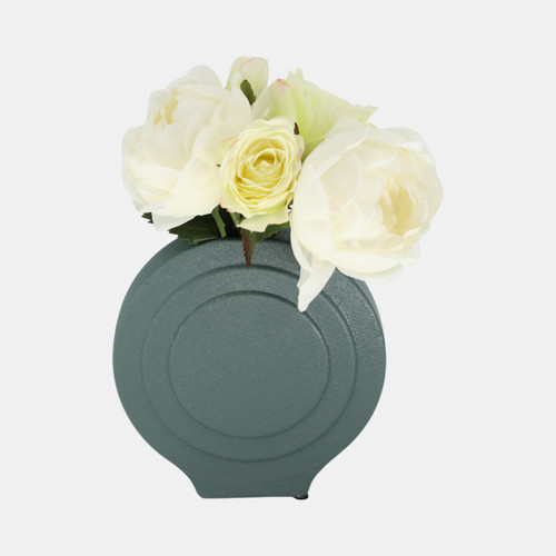 Sagebrook Home Dol 7" Round Vase Deep Teal Wishlist Create New