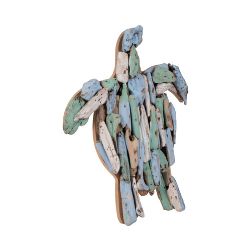 Sagebrook Home Driftwood 13"l Multicolored Turtle Wishlist Create New