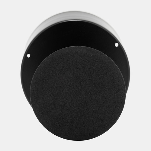 Sagebrook Home Ec Metal 6" Flat Round Base Planter Black Wishlist Create New