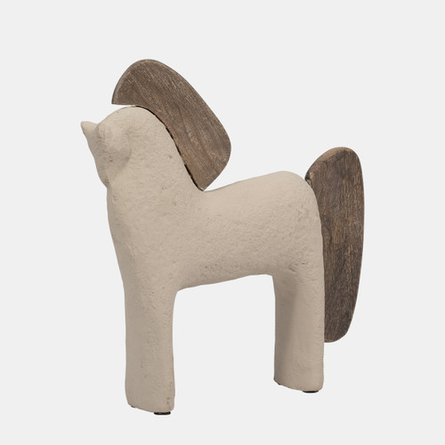 Sagebrook Home Ecomix 12" Horse Deco Ivory Wishlist Create New