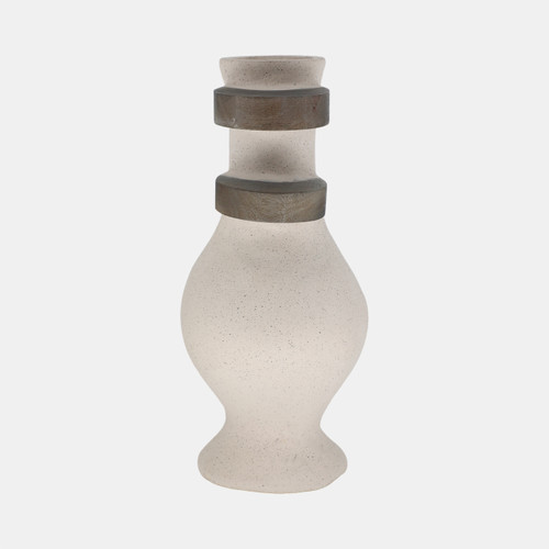 sagebrook home Ecomix 15" Abstract Vase Ivory Wishlist Create New