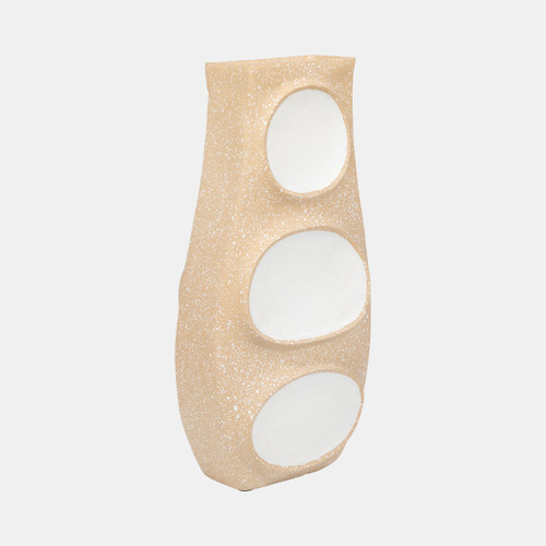 Sagebrook Home Ecomix 19" Big Polka Dot Vase Ivory Wishlist Create New