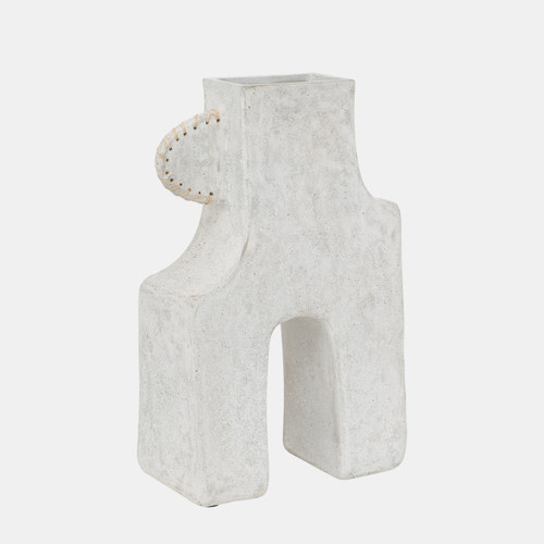 Sagebrook Home Ecomix 19"h Abstract Vase White Wishlist Create New