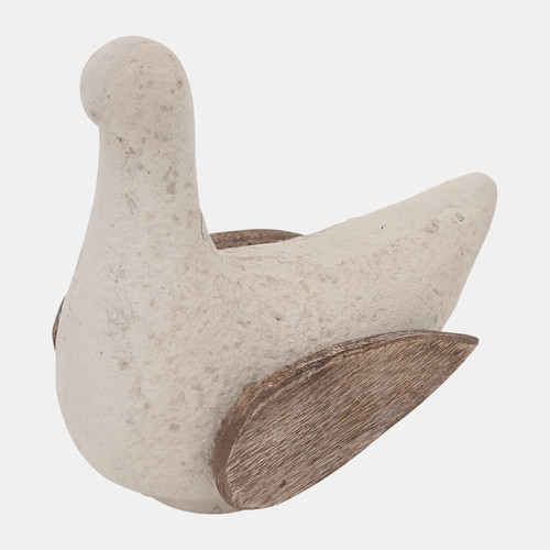 sagebrook home Ecomix 9" Bird Deco Ivory Wishlist Create New