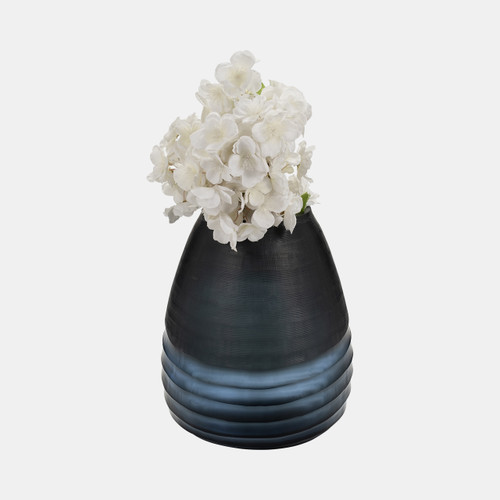 Sagebrook Home Glass 11" Etched Vase Blue Wishlist Create New