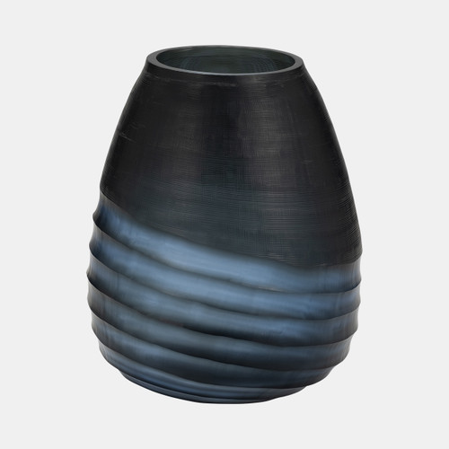 Sagebrook Home Glass 11" Etched Vase Blue Wishlist Create New