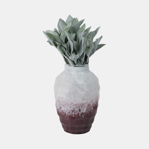 Sagebrook Home Glass 12"h 2-tone Vase Blush Wishlist Create New