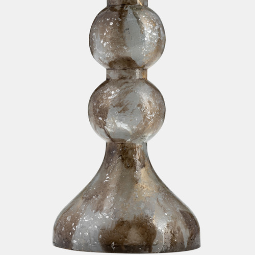 Sagebrook Home Glass 13"h Bubbly Candle Holder Brown Wishlist Create New