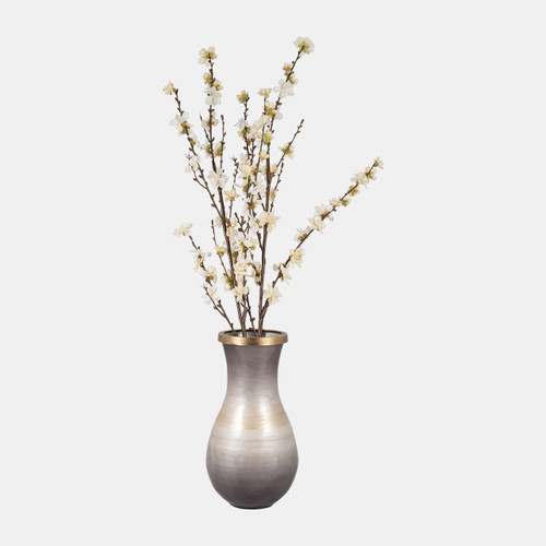 Sagebrook Home Glass 13" Vase With Metal Rim Multi Wishlist Create New