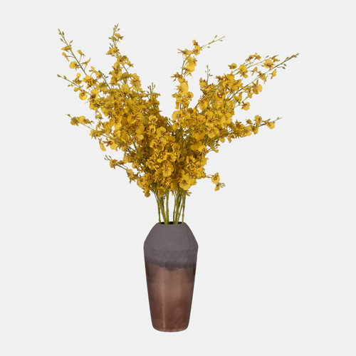 Sagebrook Home Glass 14" 2-tone Hand-cut Vase Metallic Wishlist Create New