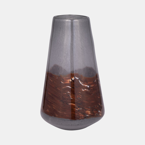 Sagebrook Home Glass 14" Vase Grey/brown Wishlist Create New