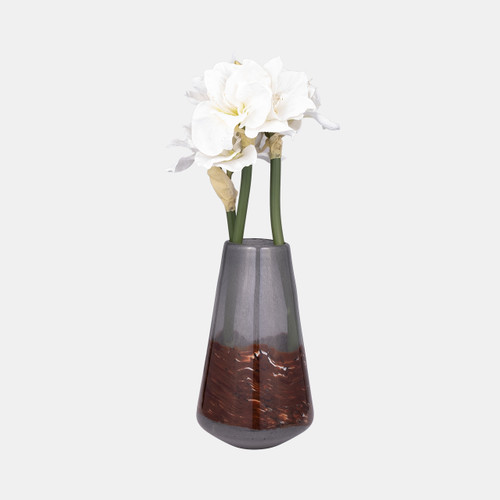 Sagebrook Home Glass 14" Vase Grey/brown Wishlist Create New