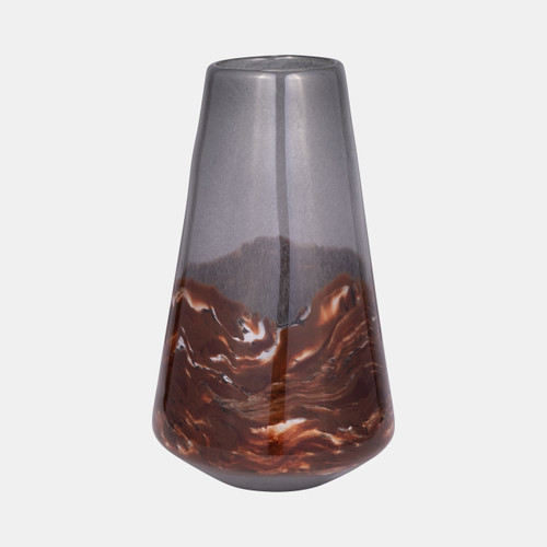 sagebrook home Glass 14" Vase Grey/brown Wishlist Create New