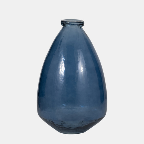 Sagebrook Home Glass 15" Balloon Vase Blue Wishlist Create New