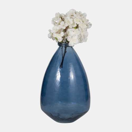 Sagebrook Home Glass 15" Balloon Vase Blue Wishlist Create New