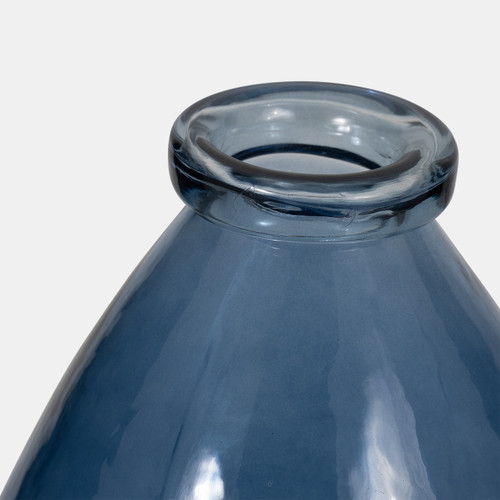 Sagebrook Home Glass 15" Balloon Vase Blue Wishlist Create New