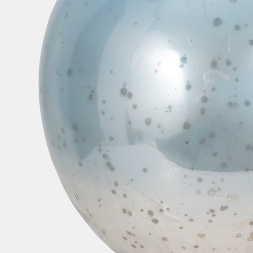 Sagebrook Home Glass 15" Bowl Pillar Holder Marble Base Aqua/wh Wishlist Create New