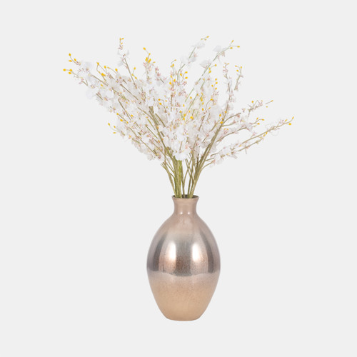 Sagebrook Home Glass 15" Bulbous Vase Champagne Wishlist Create New