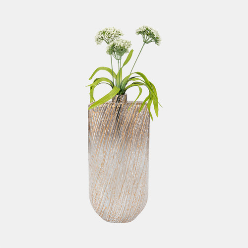 Sagebrook Home Glass 16" Striped Stained Vase Multi Wishlist Create New