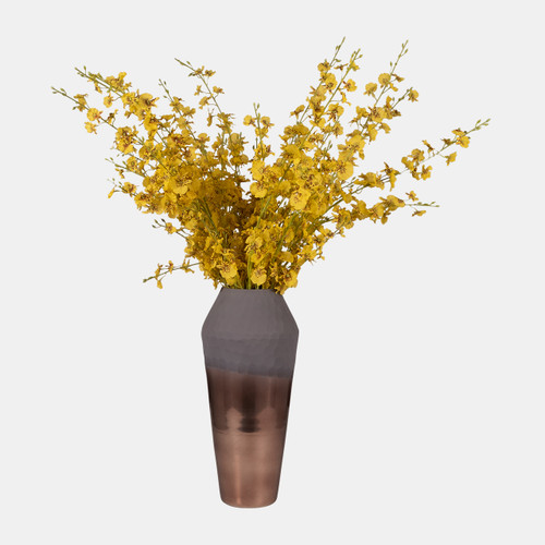 Sagebrook Home Glass 17" 2-tone Hand-cut Vase Metallic Wishlist Create New