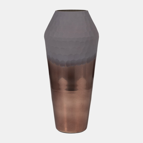 sagebrook home Glass 17" 2-tone Hand-cut Vase Metallic Wishlist Create New