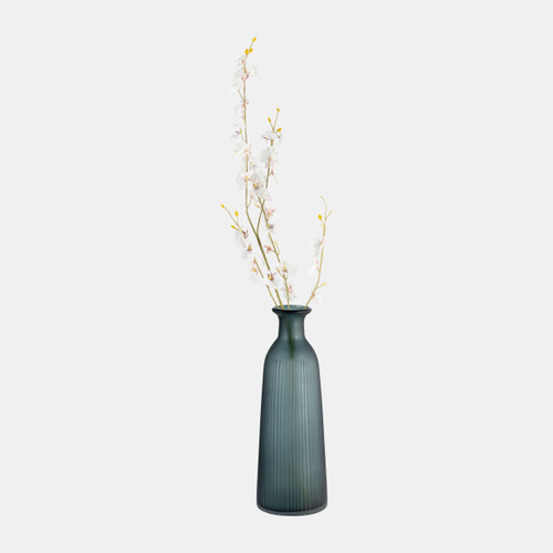 Sagebrook Home Glass 17"h Vase W/ Lid Blue/gray Wishlist Create New