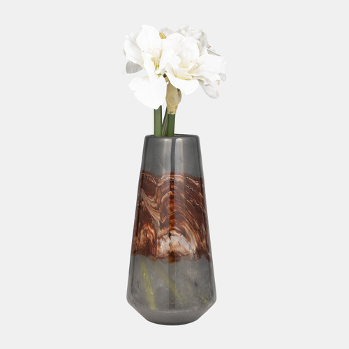 Sagebrook Home Glass 17" Vase Grey/brown Wishlist Create New