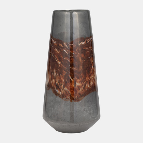 sagebrook home Glass 17" Vase Grey/brown Wishlist Create New