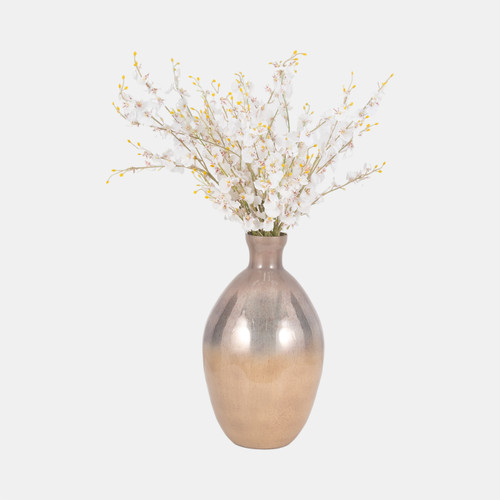 Sagebrook Home Glass 18" Bulbous Vase Champagne Wishlist Create New