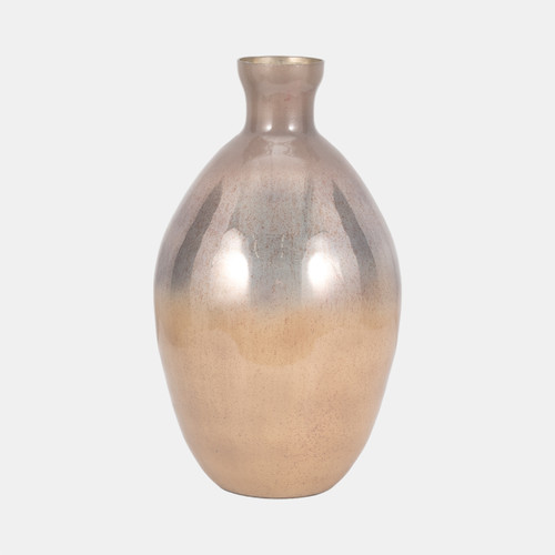 sagebrook home Glass 18" Bulbous Vase Champagne Wishlist Create New