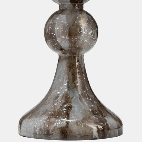 Sagebrook Home Glass 18"h Bubbly Candle Holder Brown Wishlist Create New