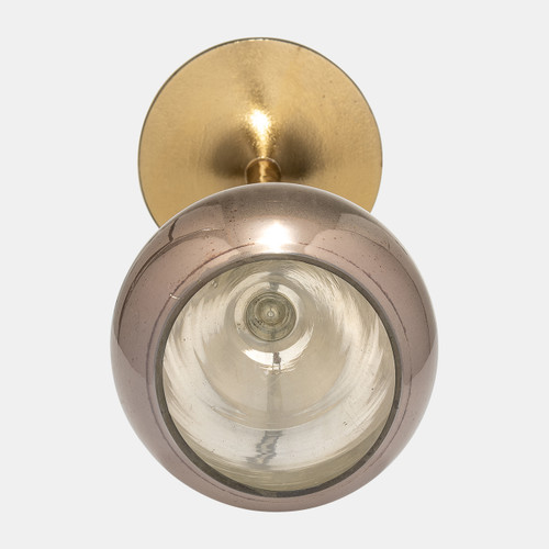 Sagebrook Home Glass 18"h Tealight Holder Champagne Wishlist Create New