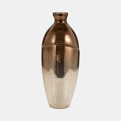 Sagebrook Home Glass 19" Abstract Vase Bronze Wishlist Create New