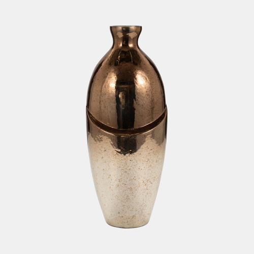 Sagebrook Home Glass 19" Abstract Vase Bronze Wishlist Create New