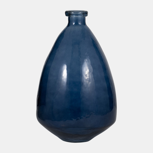 Sagebrook Home Glass 19" Balloon Vase Blue Wishlist Create New