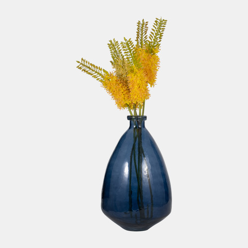 Sagebrook Home Glass 19" Balloon Vase Blue Wishlist Create New