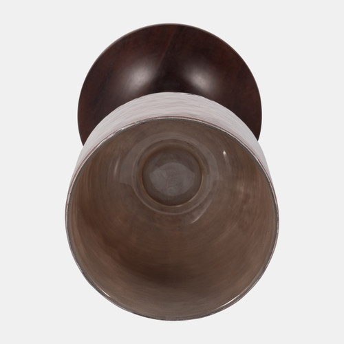 Sagebrook Home Glass 20" Wooden Base Hurrican Blush Wishlist Create New