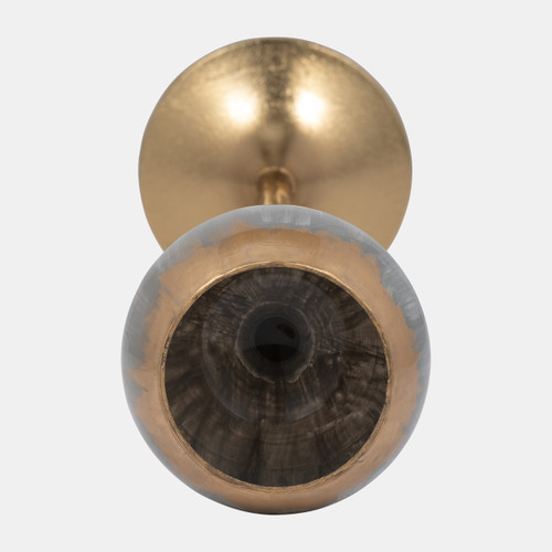 Sagebrook Home Glass 21"h Tealight Holder Wickhom Gray Wishlist Create New